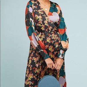 Anthropologie Latona Wrap Dress by Atelier